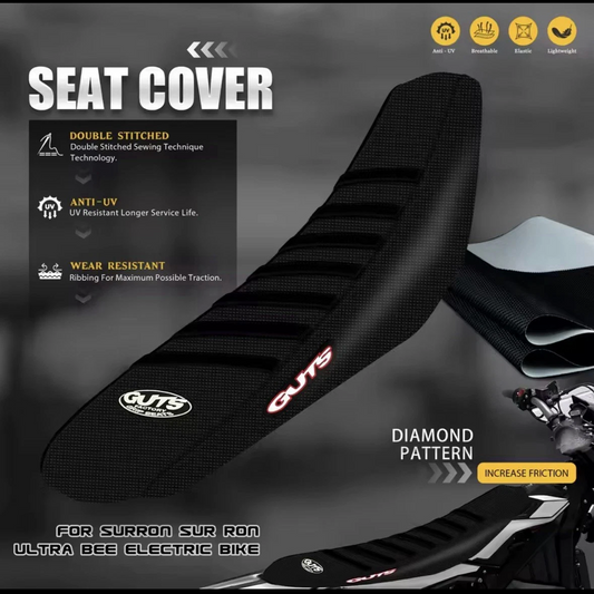 Black Surron Ultra Bee Anti Slip Guts Seat Cover (Same Day US Shipping)