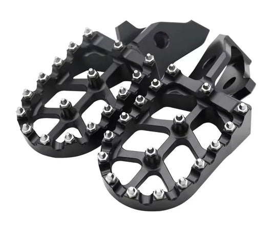 Black Wide Foot Pegs Footrest Pedals For Surron Ultra Bee