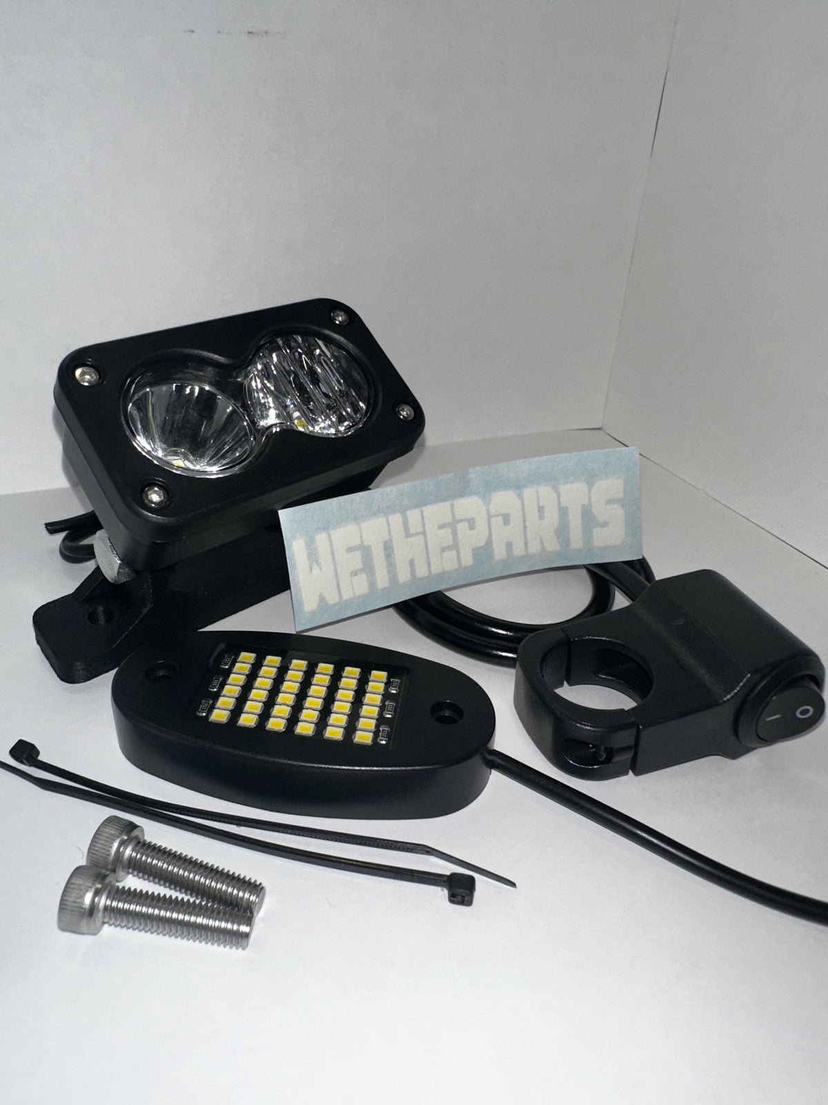 Plug And Play Surron Ultra Bee Wheelie Light And Rear Rock Light Kit