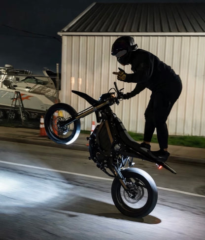 Plug And Play Surron Ultra Bee Wheelie Light And Rear Rock Light Kit