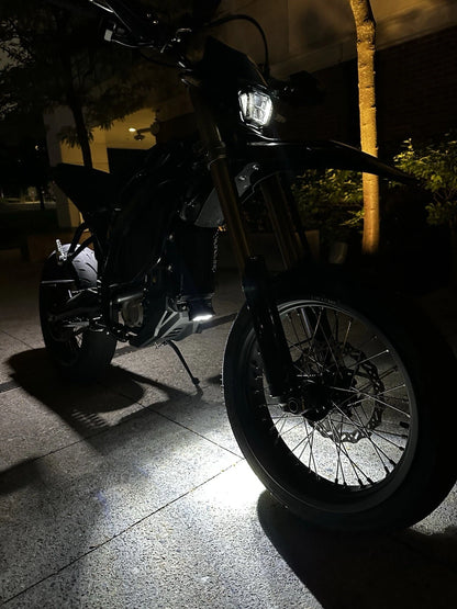 Plug And Play Surron Ultra Bee Wheelie Light And Rear Rock Light Kit